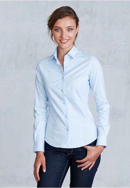 Dames blouse Kariban K530 lange mouw