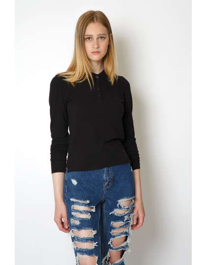 Dames Polo Lange Mouw Nath K7