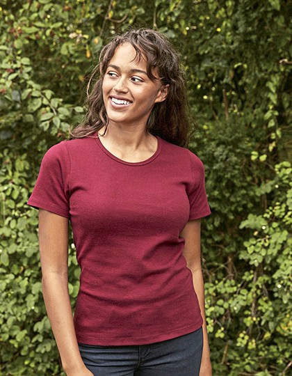 Dames T-shirt Neutral Interlock O81029