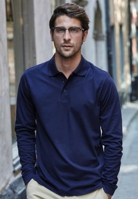Heren Polo's lange mouw