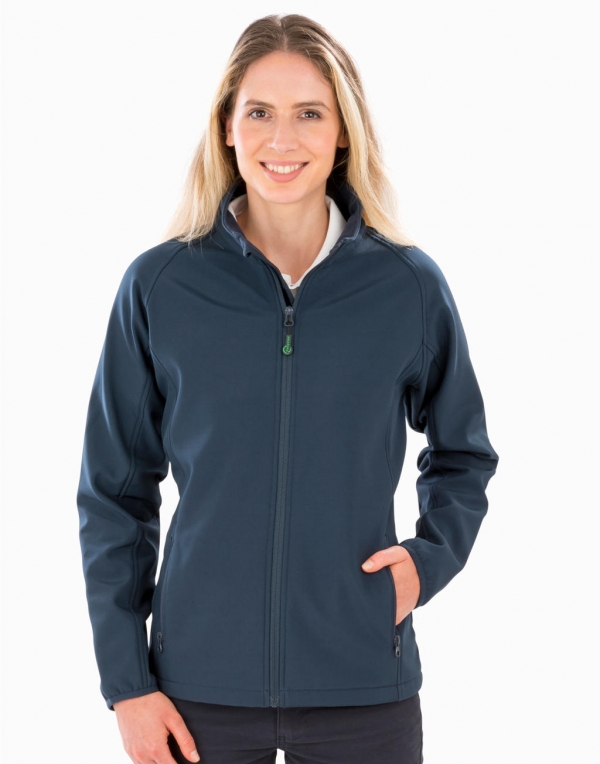 Dames Softshell Jas Result Recycled 2-Layer R901F