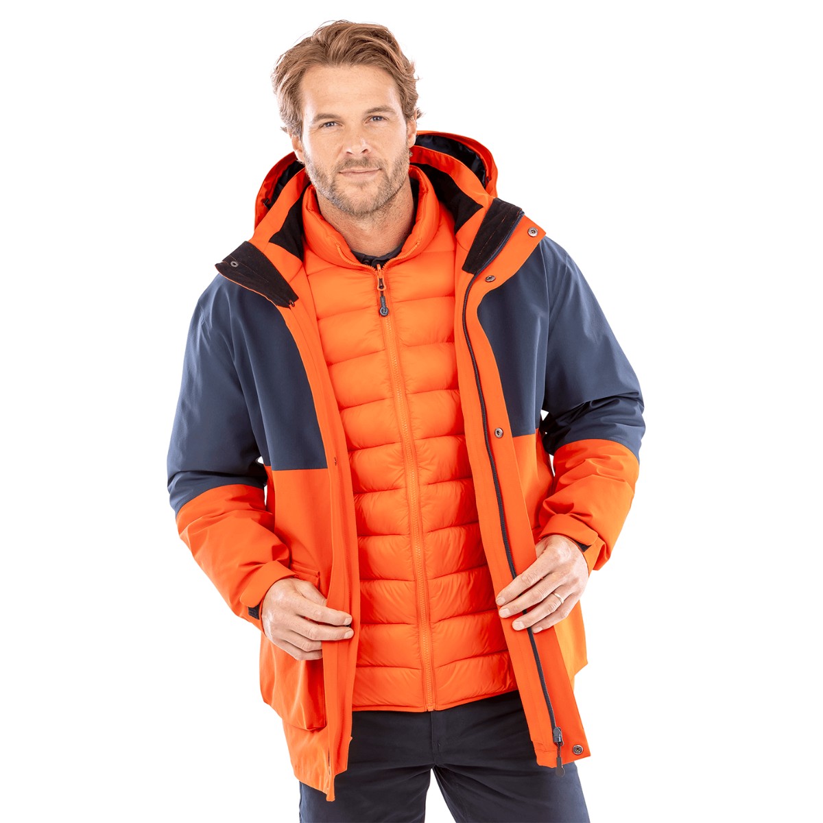 Heren Winterjas Result Recycled 3-In-1