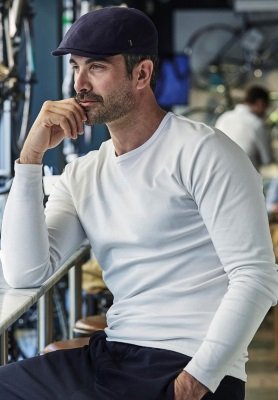 Heren T-shirt lange mouw