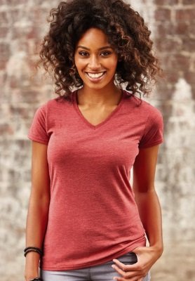 Dames T-shirts V Hals