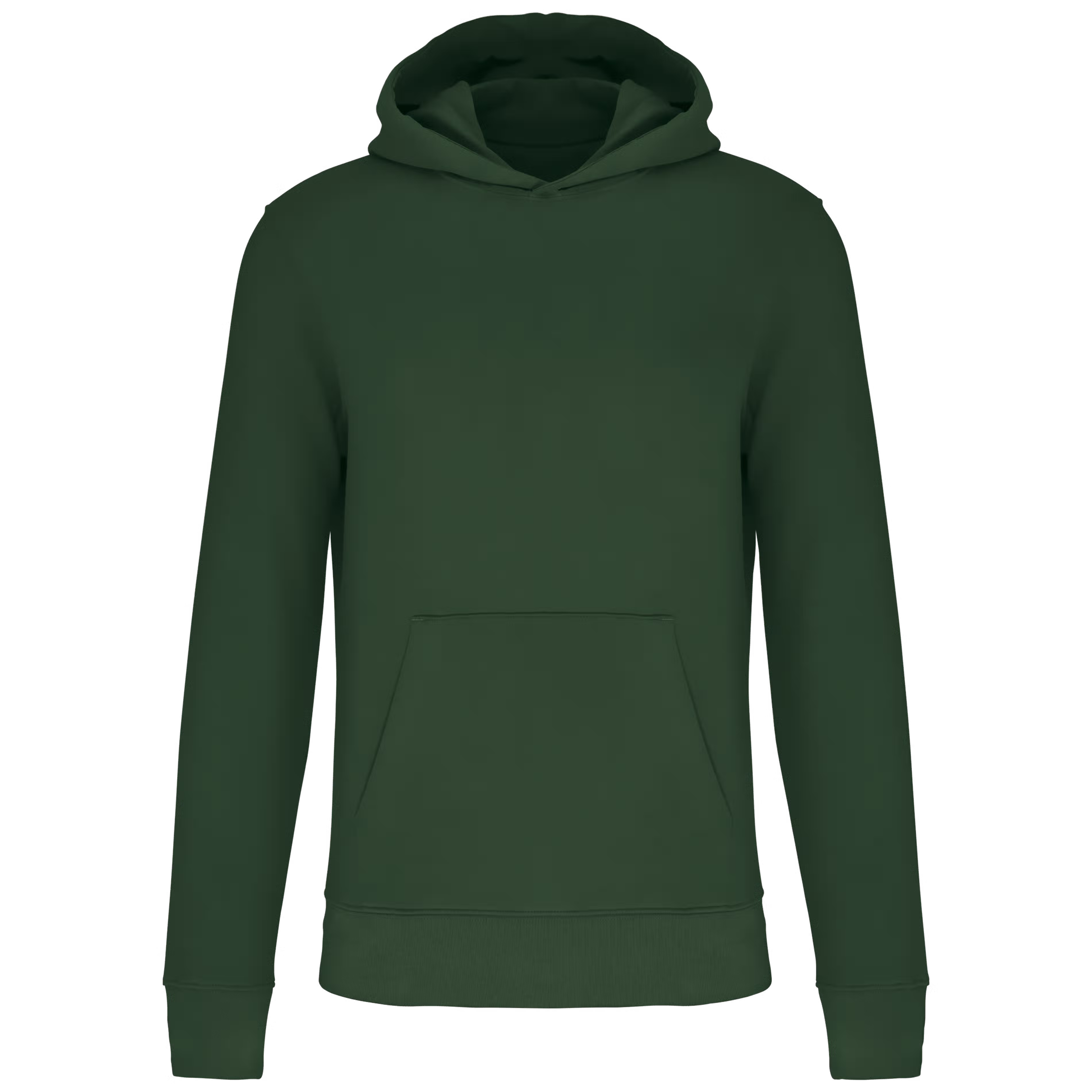 Ecologische Kinder Hoodie kariban K4029 - forest green
