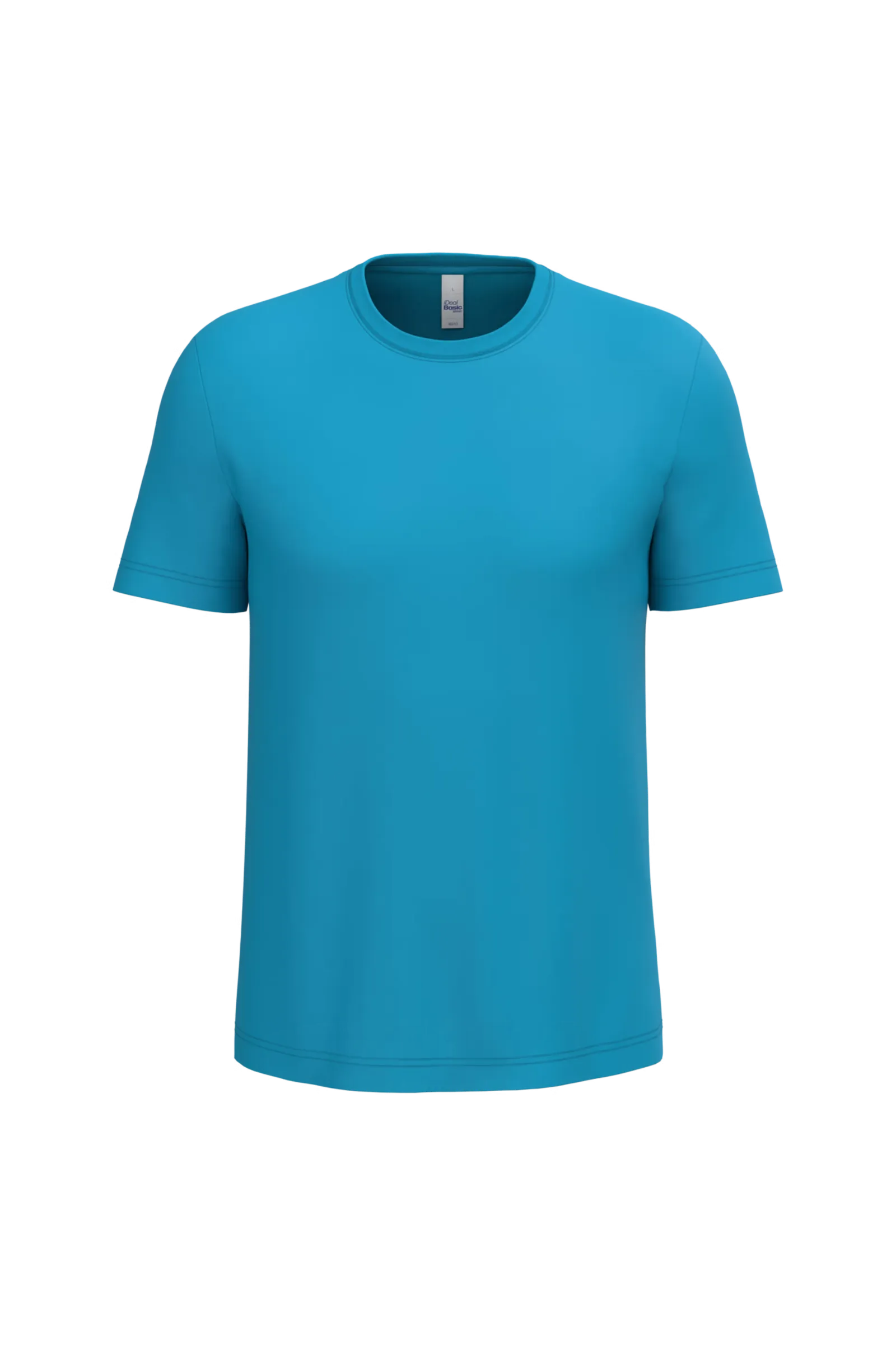 Goedkope heren T-shirt iDeal Basic Brand IB310 in Goedkope heren T-shirt iDeal Basic Brand IB310 - Ideal Atoll Blue