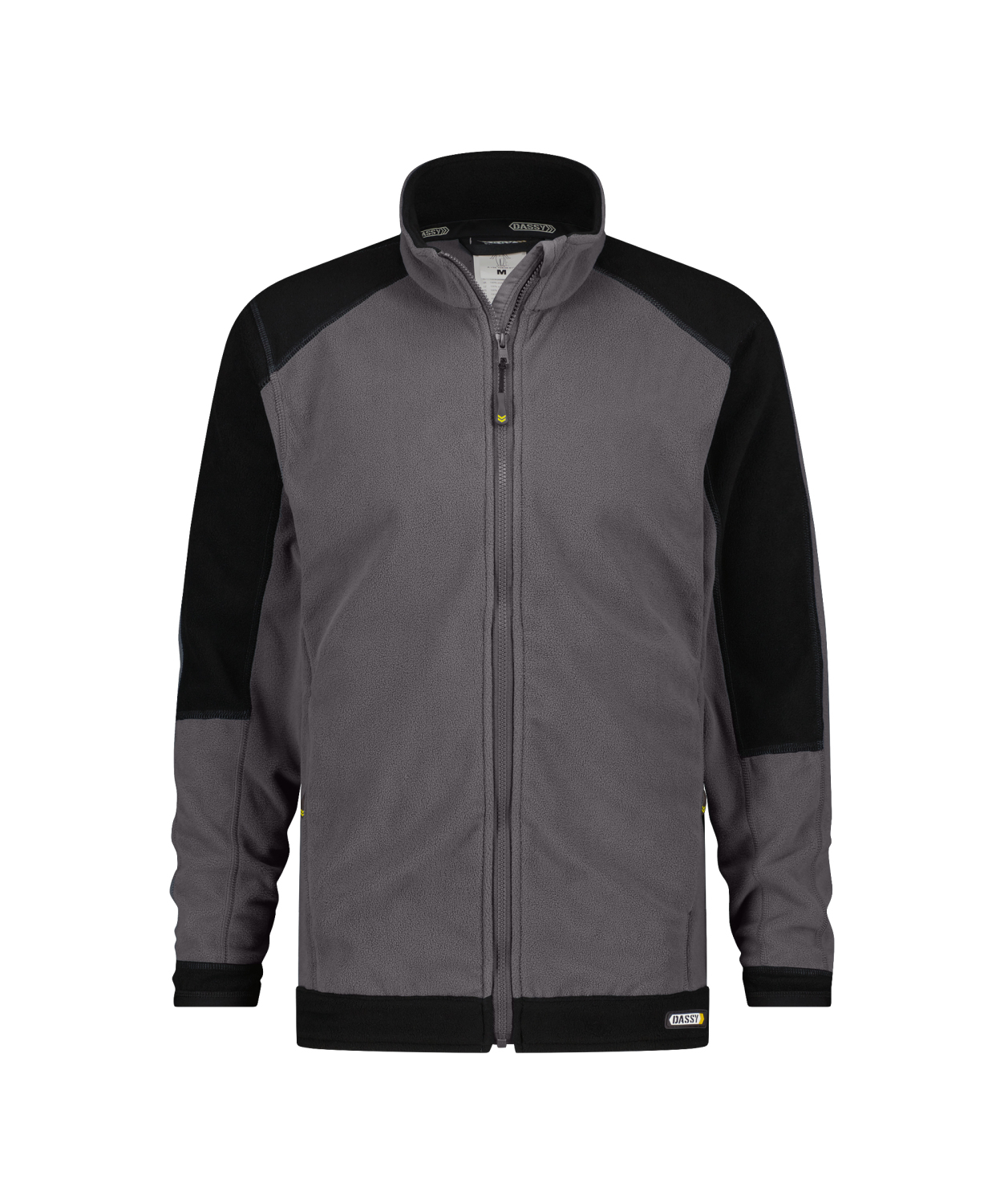 DASSY Fleece Vest Kazan CEMENT GRIJS-ZWART