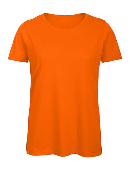Dames T-shirt Biologisch B&C Inspire TW043 - Orange