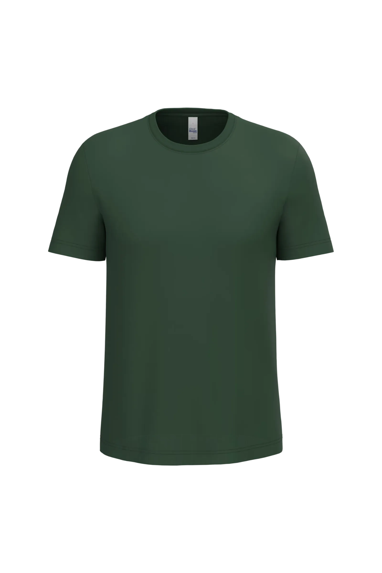 Goedkope heren T-shirt iDeal Basic Brand IB310 in Goedkope heren T-shirt iDeal Basic Brand IB310 - Ideal Forest Green
