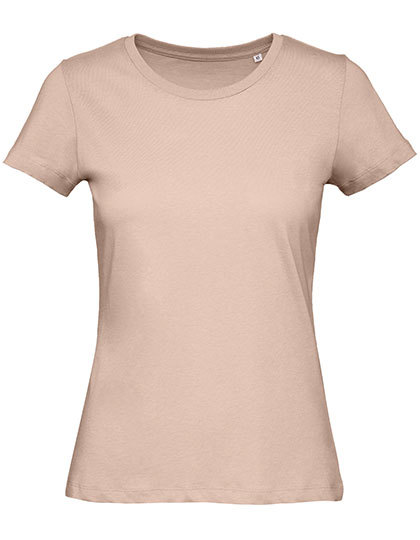 Dames T-shirt Biologisch B&C Inspire TW043 - Millennial Pink