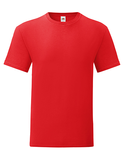 Heren T-shirt Fruit of the loom 61-430-0 - Red