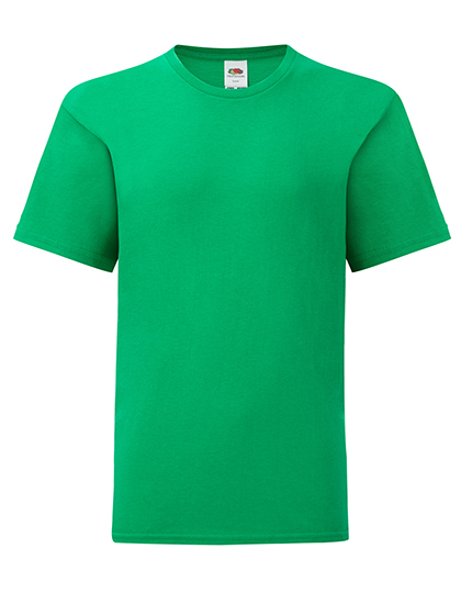 Kinder T-shirt Fruit of the Loom 61-023-0 Iconic - Kelly Green