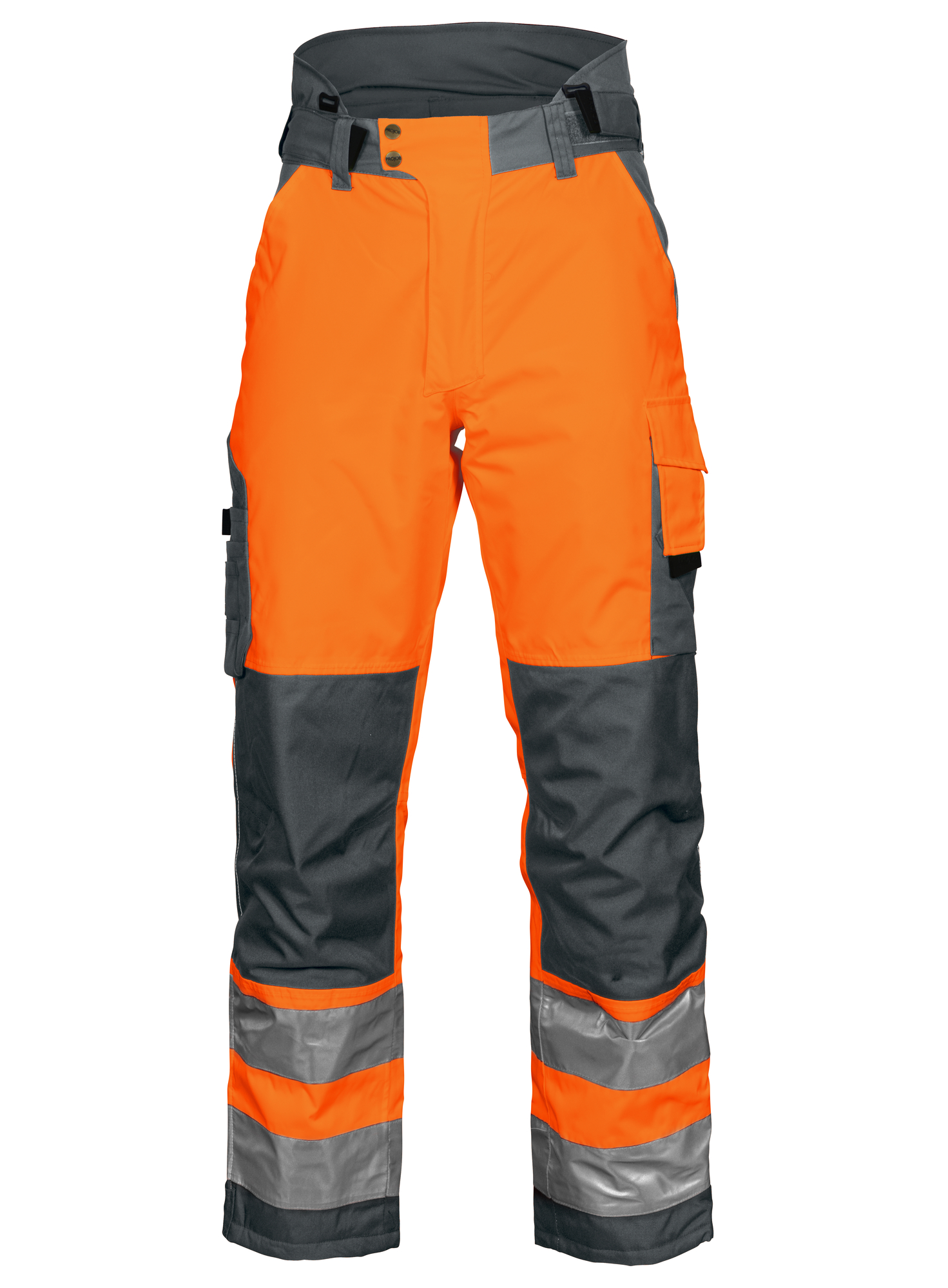 Projob werkbroek gevoerd 646514 Oranje-Grijs