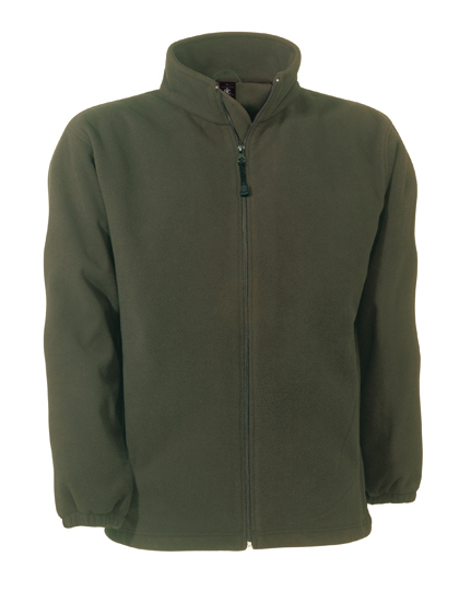 Heren Fleece Vest B&C Windprotek FU749 Olive