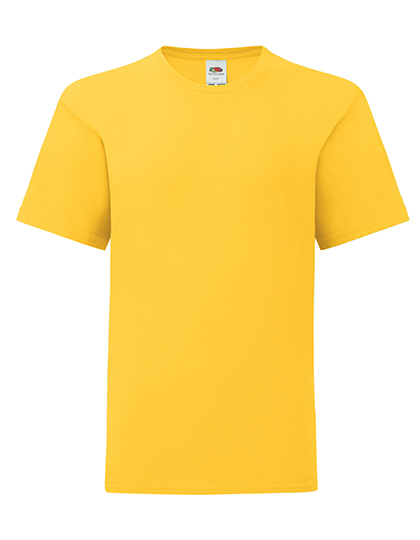 Kinder T-shirt Fruit of the Loom 61-023-0 Iconic - Sunflower