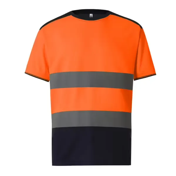 Veiligheid T-shirt YOKO HVJ400 in Veiligheid T-shirt YOKO HVJ400 Hi Vis Oranje-Navy