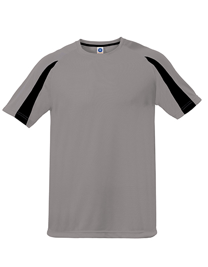 Goedkope Sportshirt Starworld Unisex Contrast SW309 - Sport Grey / Black