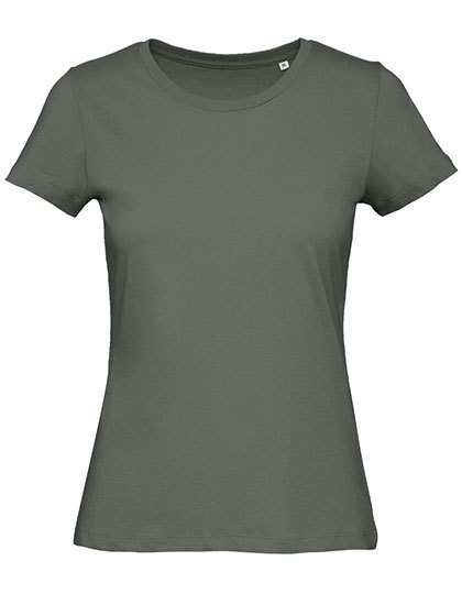 Dames T-shirt Biologisch B&C Inspire TW043 - Millennial Khaki