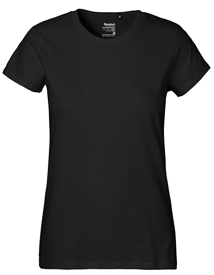 Dames T-shirt Neutral Classic O80001 - Black