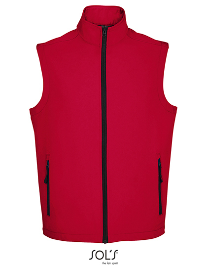 Heren Softshell Bodywarmer Sols Race 02887 Pepper Red
