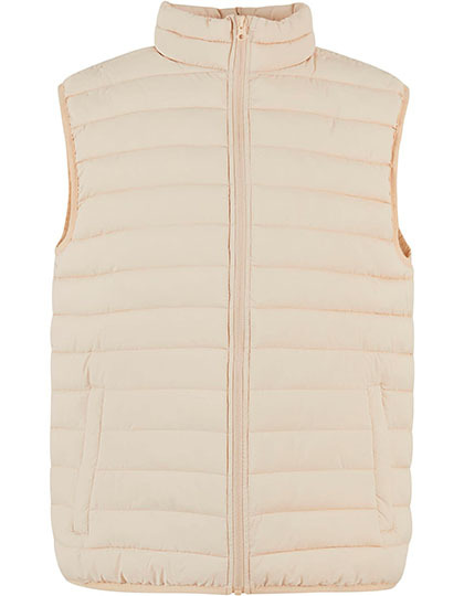 Heren Bodywarmer New Morning Studios Light Puffer Vest NM033 Sand