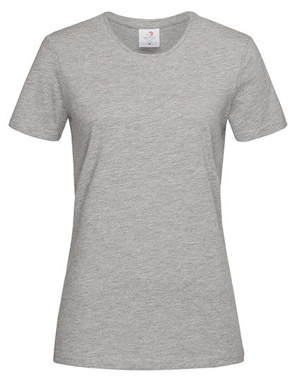 Dames T-shirt Classic-T Fitted Stedman ST2600 - Grey Heather