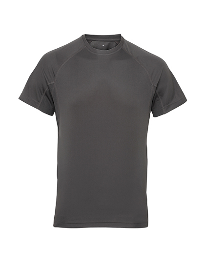 Heren Sportshirt TriDri Panelled Tech Tee TR011 - Charcoal