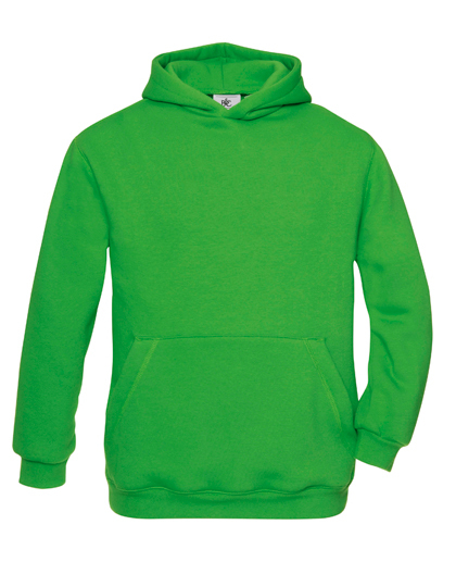 Hooded Kids Sweat B&C real green