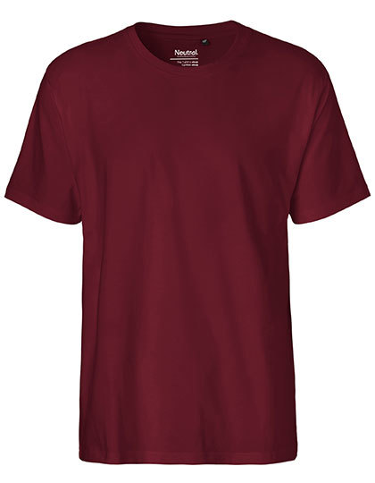 Heren T-shirt Neutral Classic O60001 - Bordeaux