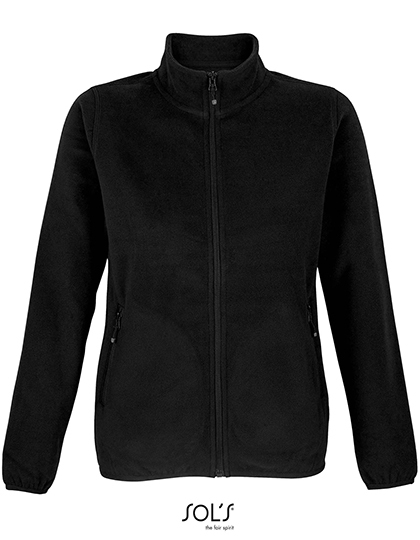 Dames Fleece Vest Sol's 03824 Zwart
