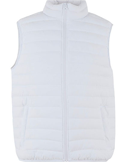 Heren Bodywarmer New Morning Studios Light Puffer Vest NM033 Wit