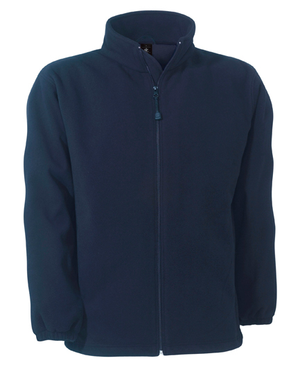 Heren Fleece Vest B&C Windprotek FU749 Navy