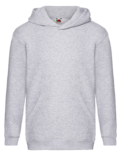 Kinder Hooded sweaters Fruit of the Loom Heather Grey