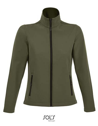 Goedkope Dames Softshell Jas Sols Race 01194 Army Green