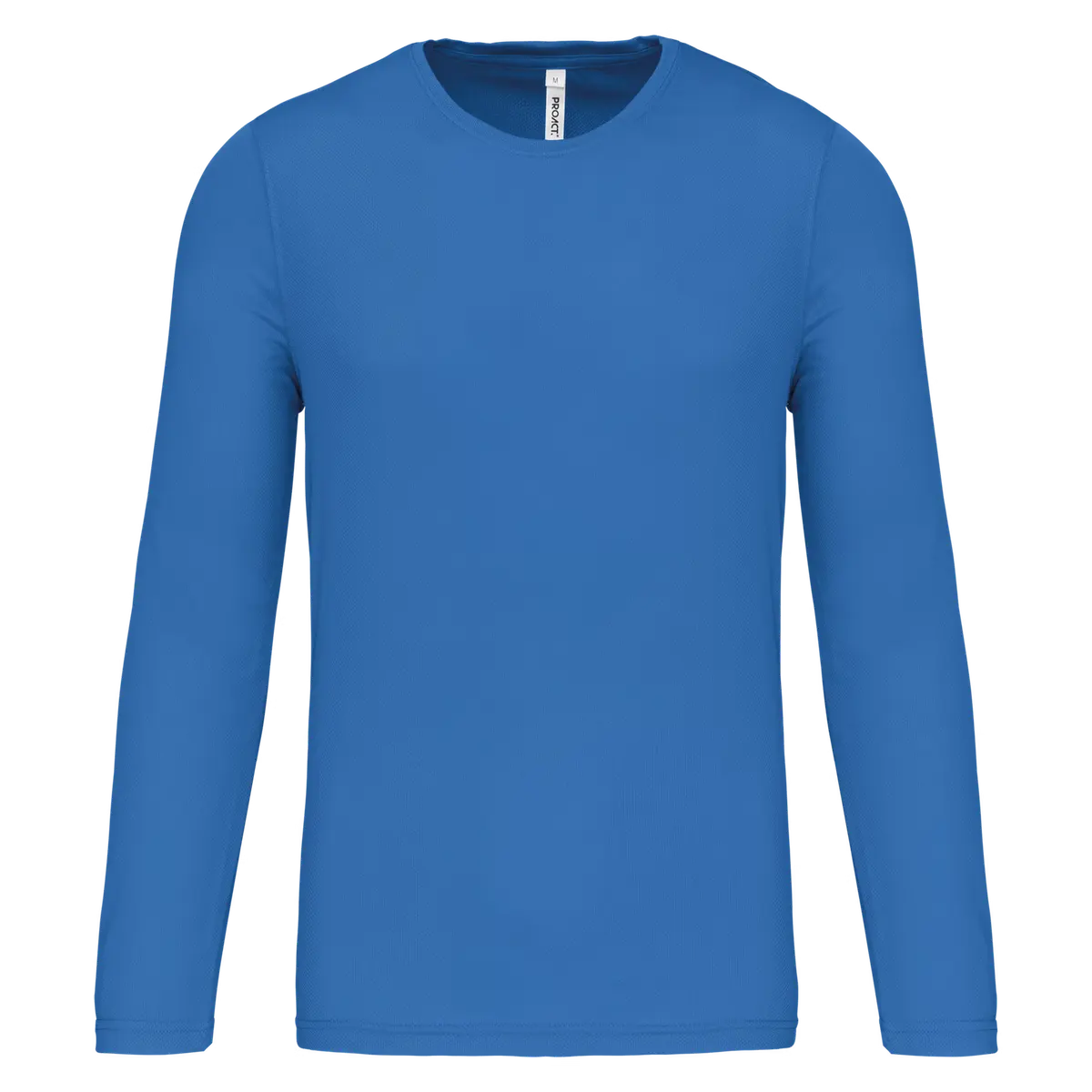 Heren Sportshirt Proact LS PA443 aqua blue