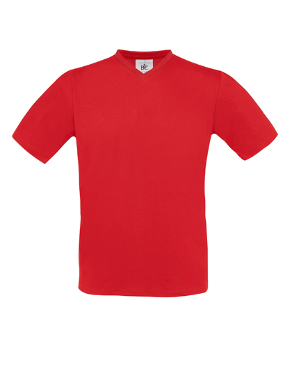 T-shirts V hals B&C exact TU006 - Red