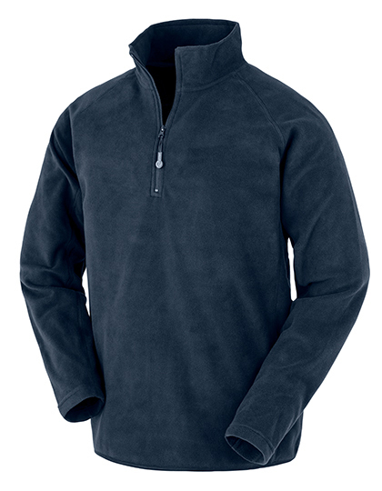 Heren Fleece Sweater Recycled Result R905X Navy