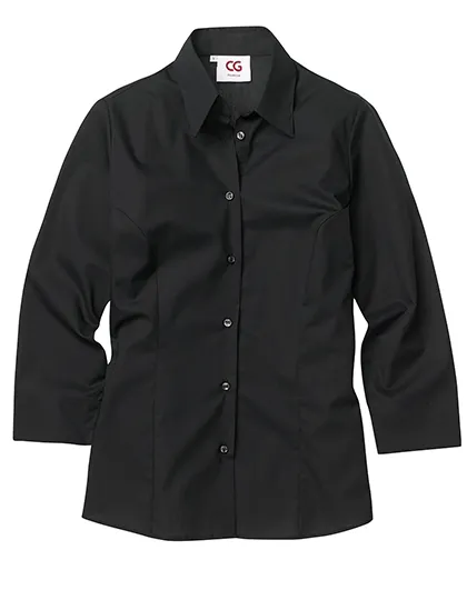 Dames Blouse 3/4 mouw CG Troina 00600-15 in Dames Blouse 3/4 mouw CG Troina 00600-15 Zwart