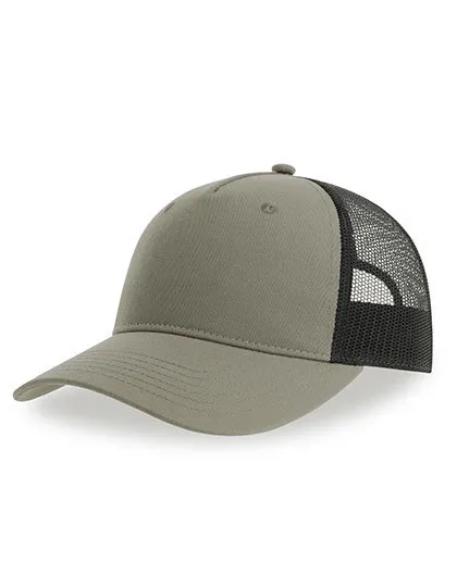 Cap 5 Panel  Atlantis Headwear Zion ZIOC in Cap 5 Panel  Atlantis Headwear Zion ZIOC - Grey/Black