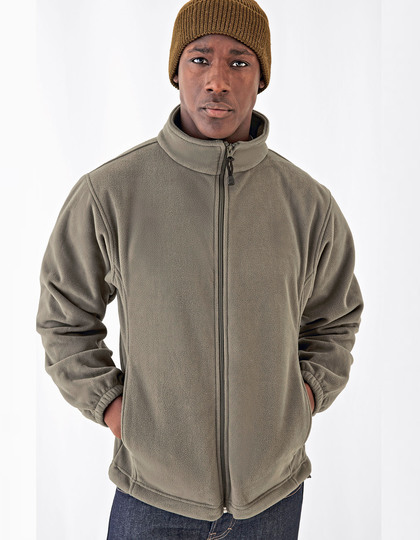 Heren Fleece Vest B&C Windprotek FU749
