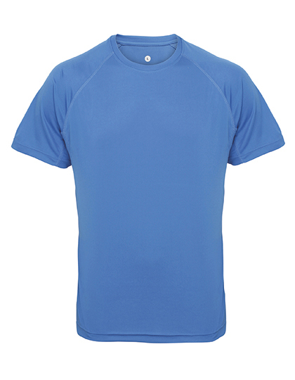Heren Sportshirt TriDri Panelled Tech Tee TR011 - Sapphire