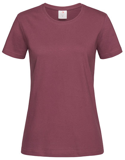Dames T-shirt Classic-T Fitted Stedman ST2600 - Burgundy Red