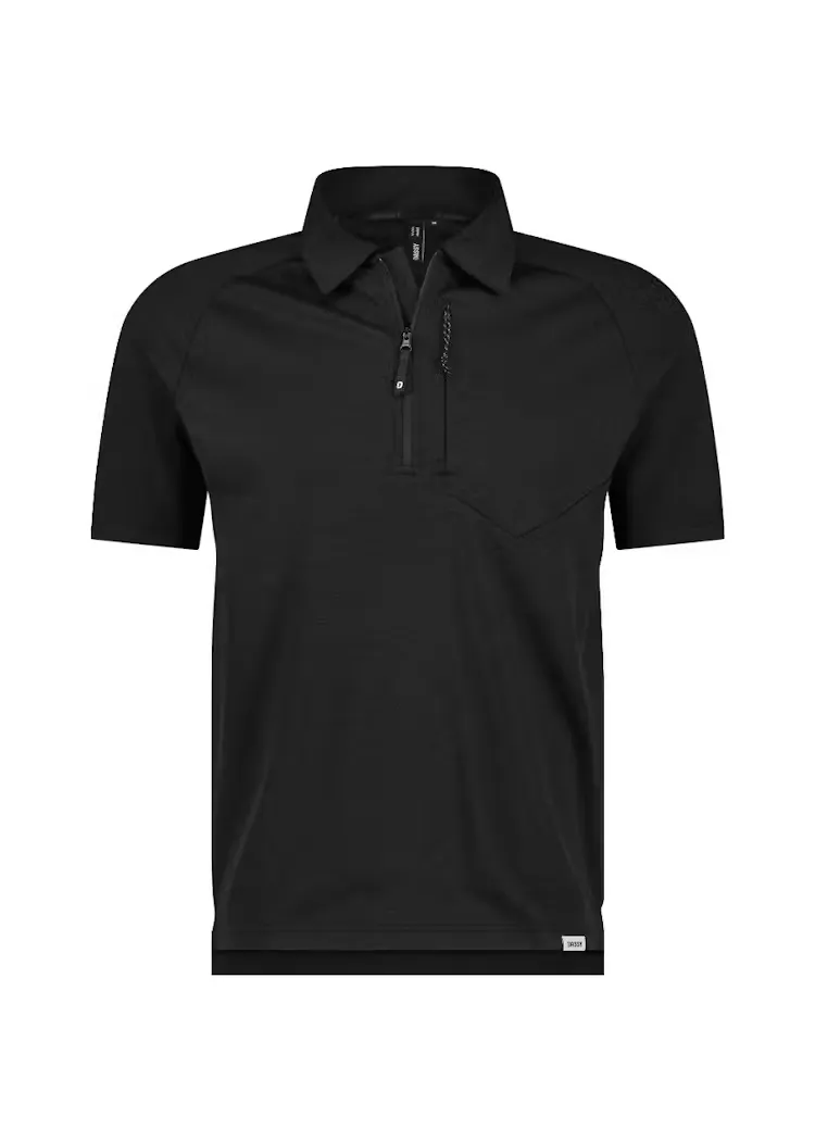 DASSY Polo Madidi 710067 in DASSY Polo Madidi 710067 ZWART