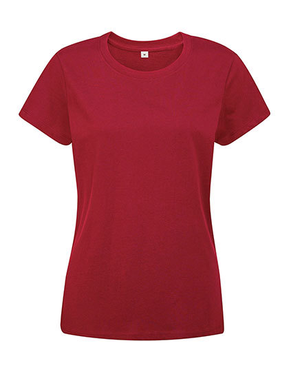 Dames T-shirt Organisch Mantis M02 - Burgundy
