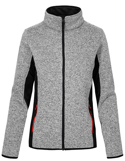 Dames Fleece Vest Promodoro 7705 Heather Grey