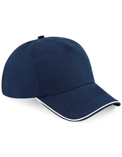 Cap 5 Panel Beechfield B25c in Cap 5 Panel Beechfield B25c - French Navy/White