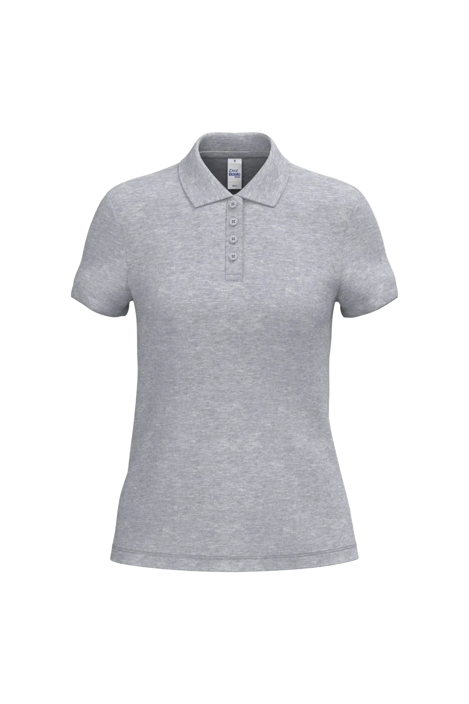 Dames Polo iDeal Basic Brand Oxford Grey