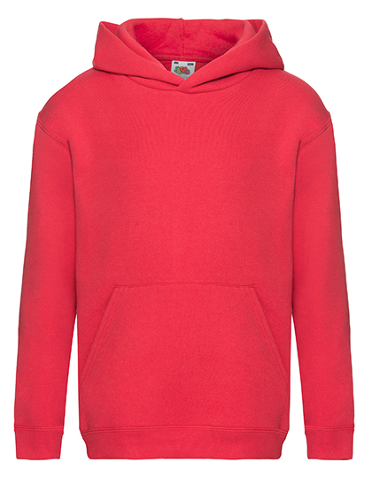 Kinder Hooded sweaters Fruit of the Loom Rood