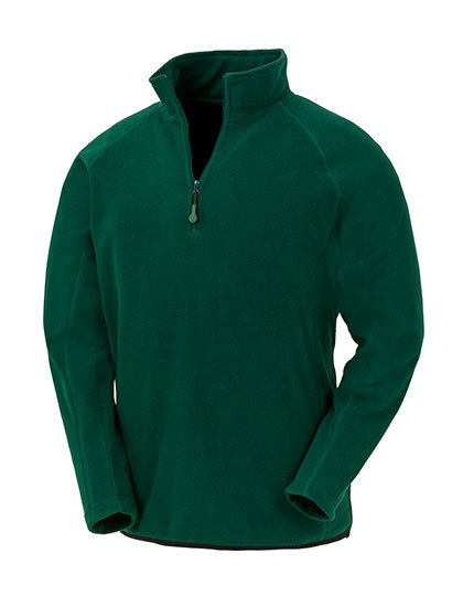Heren Fleece Sweater Recycled Result R905X Forest Green