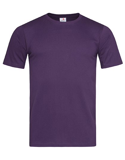 Heren T-shirt Stedman Classic-T Fitted ST2010 - Deep Berry